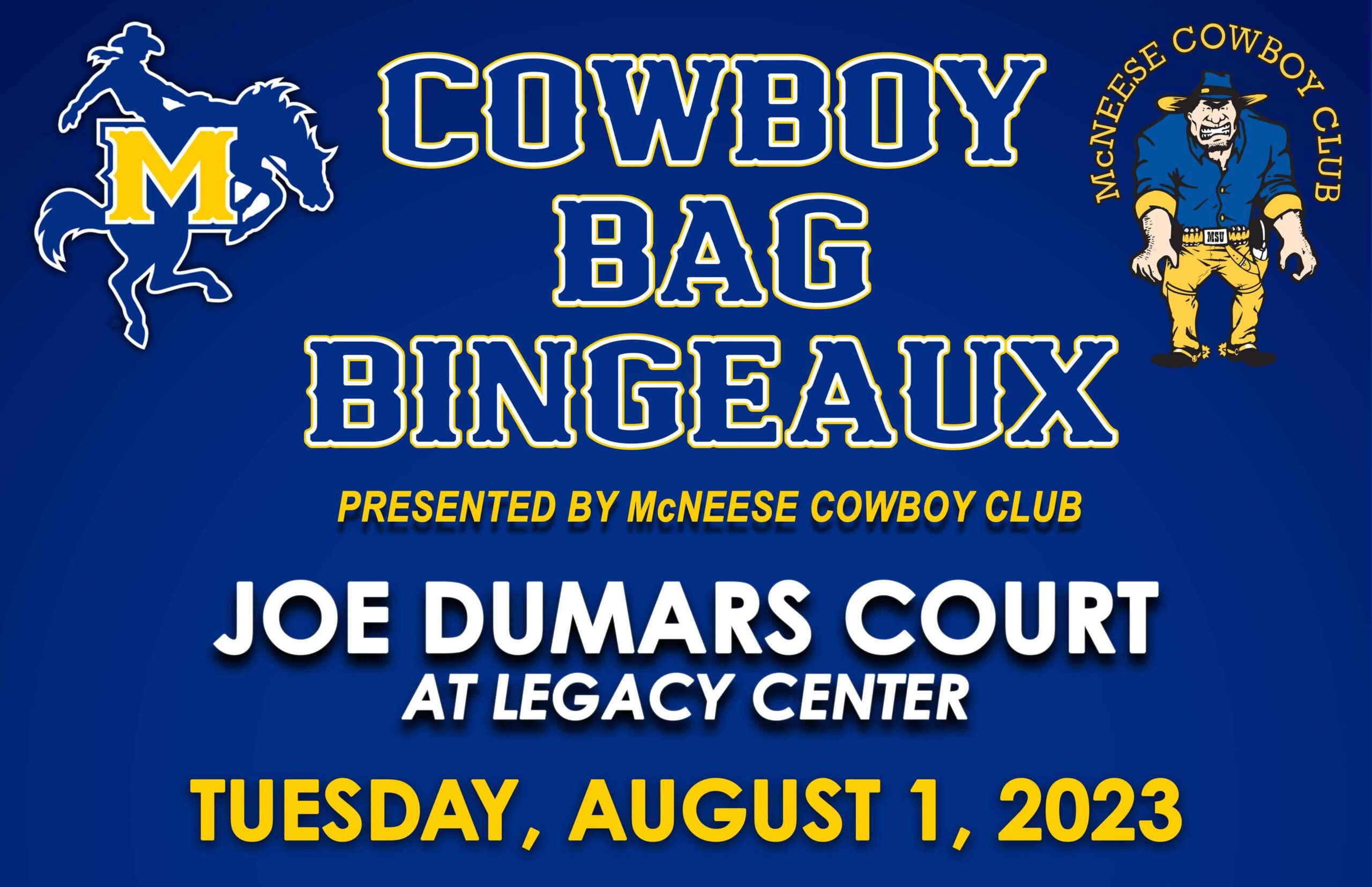 McNeese Cowboy Bag Bingo
