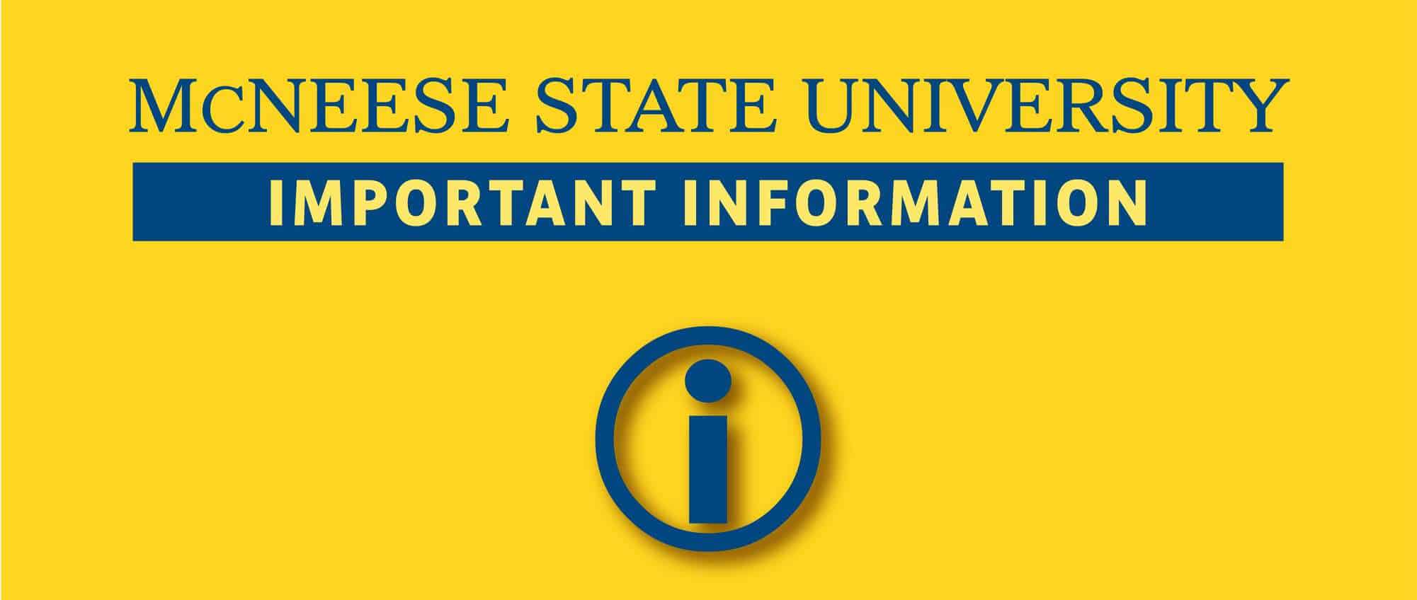 McNeese Returns to Normal Operations Jan. 24