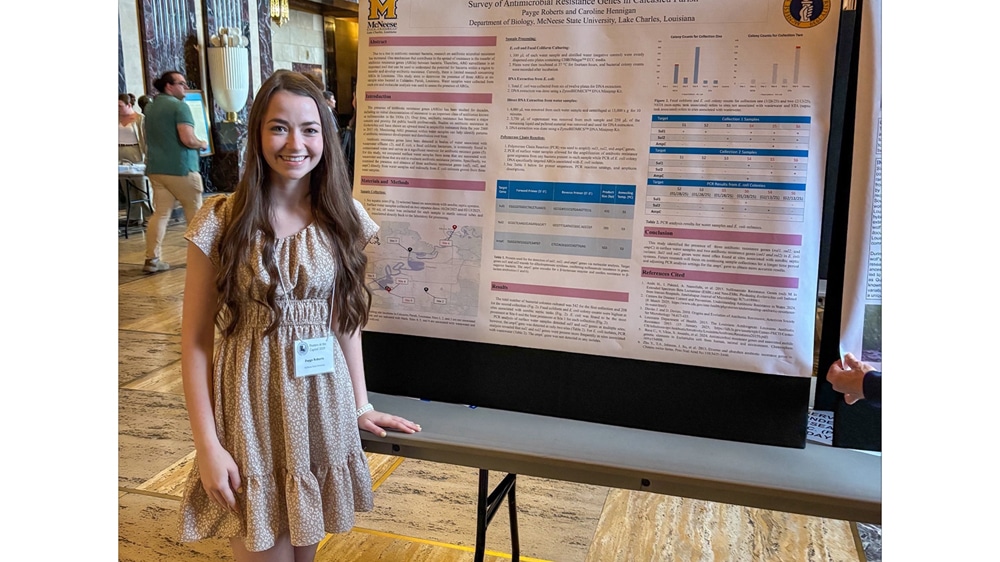 McNeese Student Looks for Antibiotic Resistance in Calcasieu Parish 