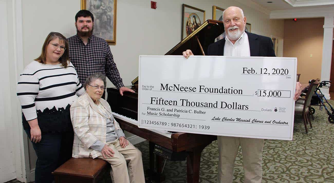 Bulber Music Scholarship Established at McNeese