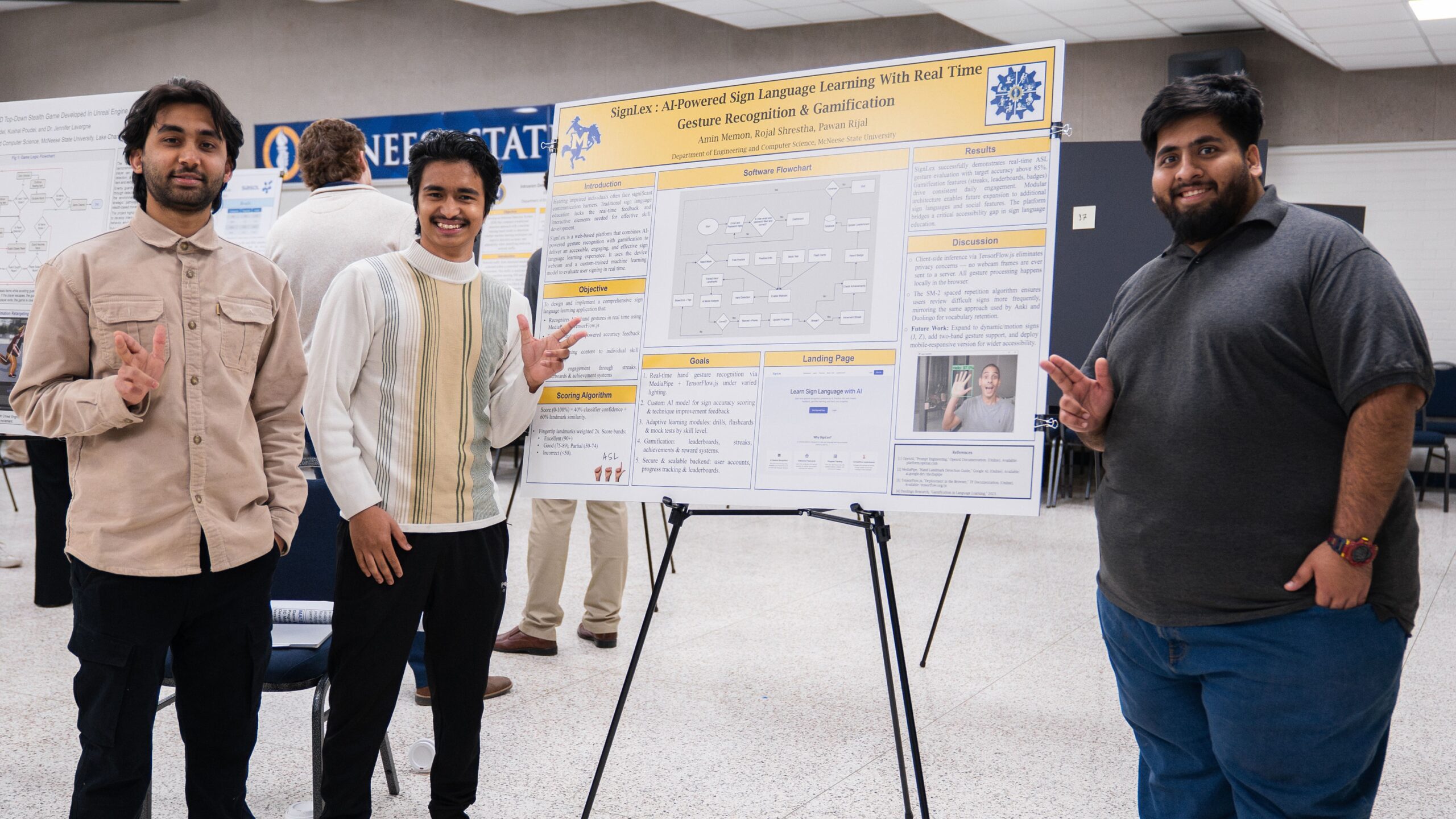 McNeese Senior Presents Capstone Project 